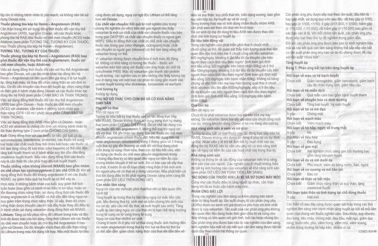 Thuốc Diovan 160 Novartis điều trị bệnh tăng huyết áp, suy tim (2 vỉ x 14 viên)