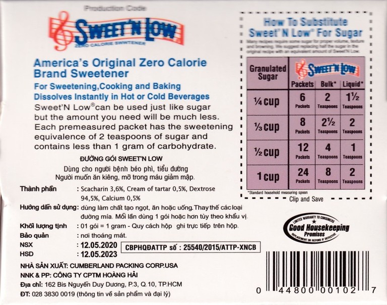 Đường Ăn Kiêng Sweet'nLow