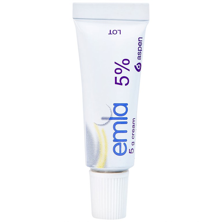 Thuốc Emla 5% Aspen gây tê bề mặt da (5 tuýp x 5g)
