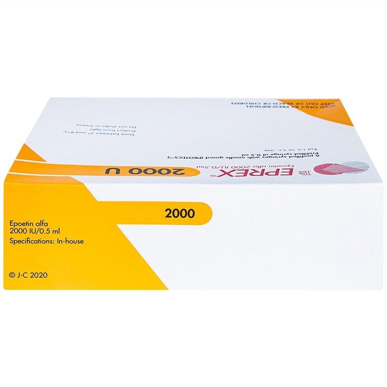 Thuốc tiêm Eprex Prefill 2000IU Janssen điều trị thiếu máu (6 ống)