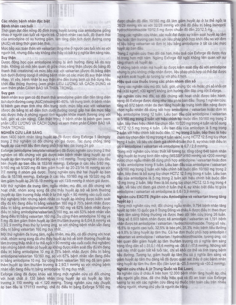 Thuốc Exforge 5mg/80mg Novartis điều trị tăng huyết áp vô căn (2 vỉ x 14 viên)