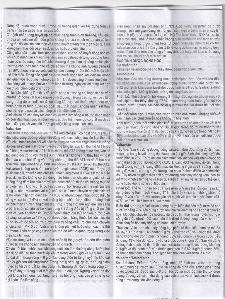 Thuốc Exforge 5mg/80mg Novartis điều trị tăng huyết áp vô căn (2 vỉ x 14 viên)