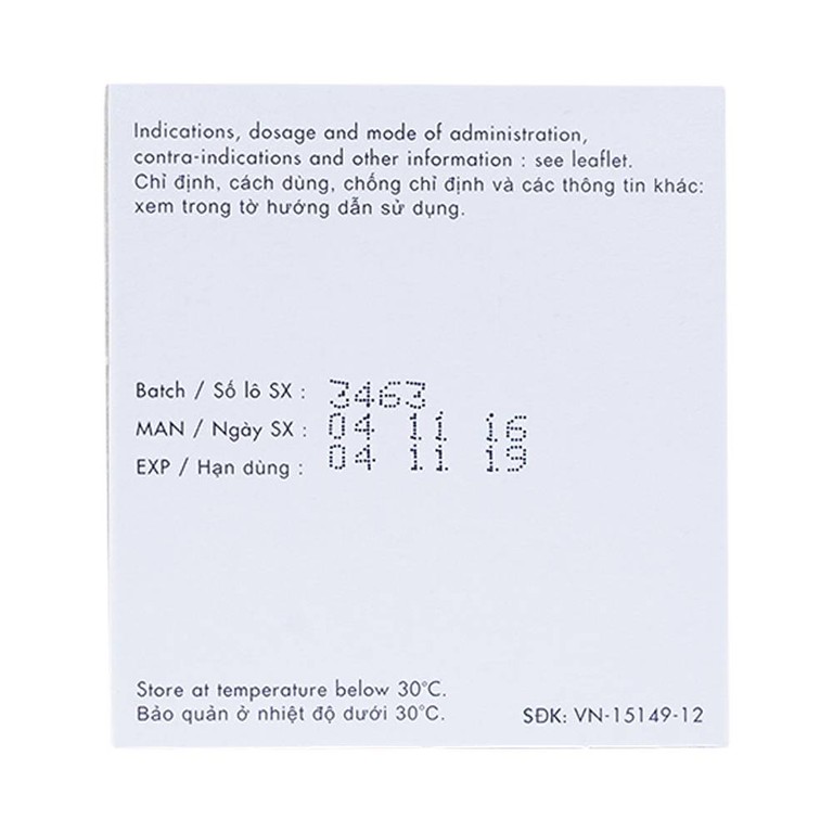 Cốm Exomuc Bouchara điều trị rối loạn chất tiết phế quản (30 gói)