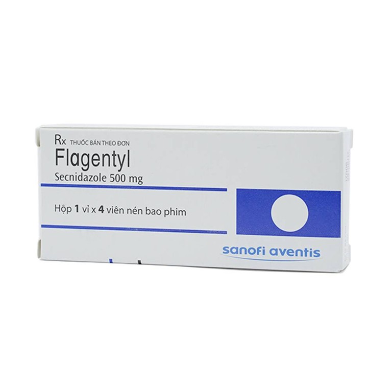 Thuốc Flagentyl Sanofi điều trị viêm niệu đạo, viêm âm đạo (1 vỉ x 4 viên)