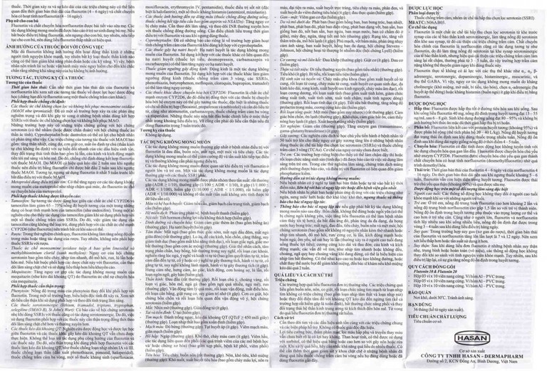 Thuốc Flutonin 10 Hasan điều trị bệnh trầm cảm (3 vỉ x 10 viên)