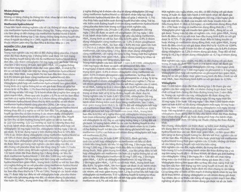Thuốc Galvus Met 50mg/1000mg Novartis hỗ trợ điều trị đái tháo đường típ 2 (6 vỉ x 10 viên)