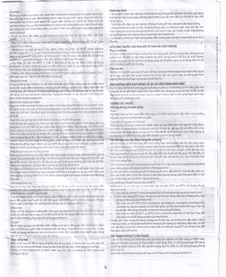 Thuốc Glucophage XR 1000mg Merck điều trị tiểu đường típ 2 (3 vỉ x 10 viên)