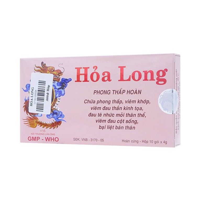 Thuốc Hỏa Long Bảo Long điều trị phong thấp, viêm khớp (10 gói x 4g)