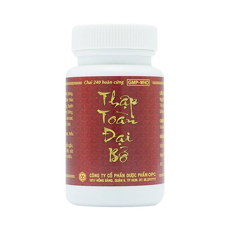 Thuốc Thập Toàn Đại Bổ OPC bồi bổ khí huyết, trị suy nhược cơ thể (240 viên)