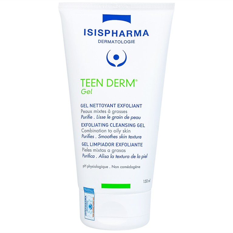 Gel rửa mặt Isis Teen Derm giảm nhờn và ngăn ngừa mụn (150ml)