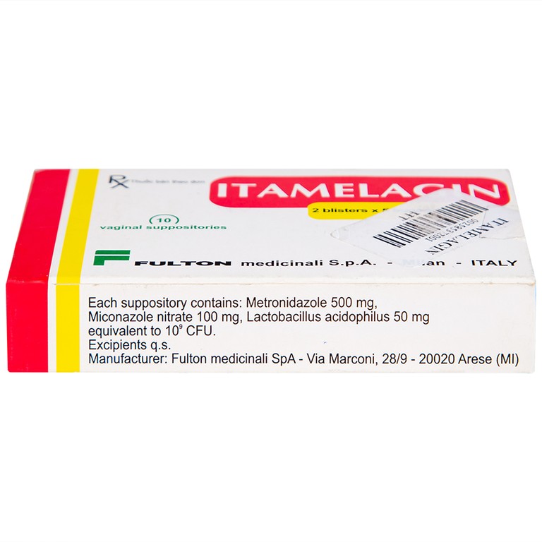 Thuốc Itamelagin 500mg điều trị nhiễm nấm candida âm đạo (10 viên)