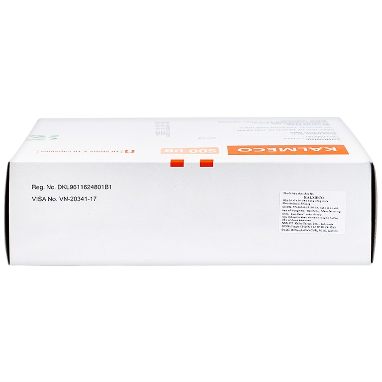 Viên nang Kalmeco 500µg Kalbe điều trị các bệnh thần kinh ngoại biên do thiếu hụt vitamin B12 (10 vỉ x 10 viên) 