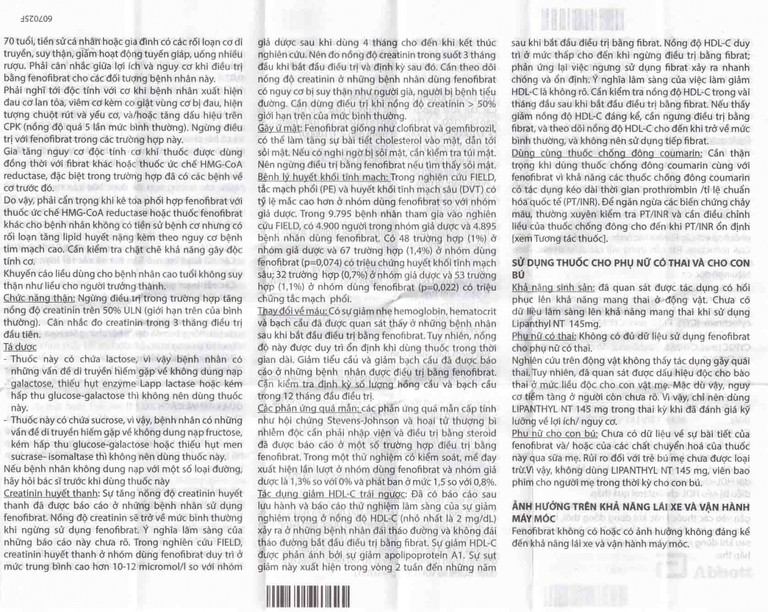 Thuốc Lipanthyl NT 145mg Abbott hỗ trợ giảm cholesterol máu và tiến triển bệnh võng mạc đái tháo đường (3 vỉ x 10 viên)