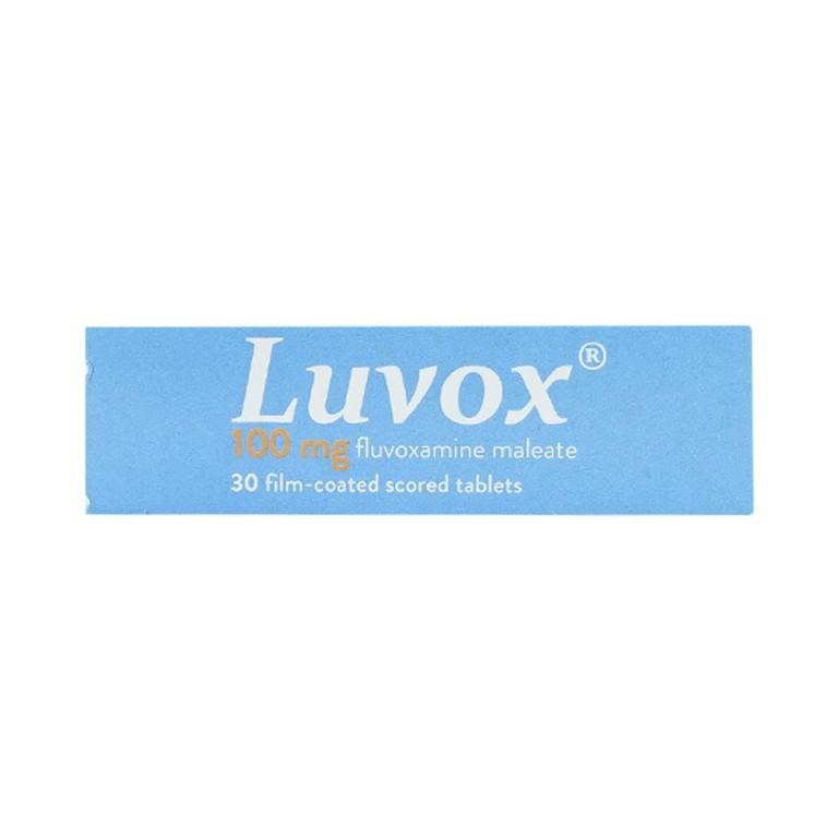 Viên nén Luvox 100mg Abbott điều trị trầm cảm, rối loạn trầm cảm (2 vỉ x 15 viên)