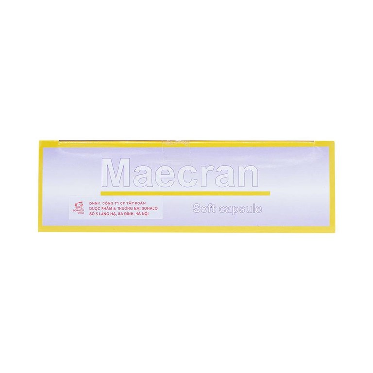 Viên nang mềm Maecran Kolmar Pharma chống lão hóa, cung cấp vitamin (12 vỉ x 5 viên)