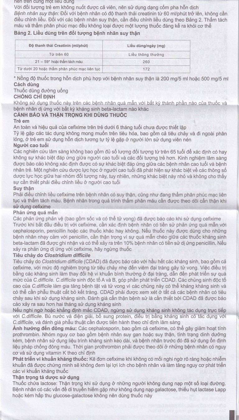 Thuốc Mecefix-B.E 200mg Merap điều trị nhiễm khuẩn đường tiết niệu, viêm tai giữa (2 vỉ x 10 viên)