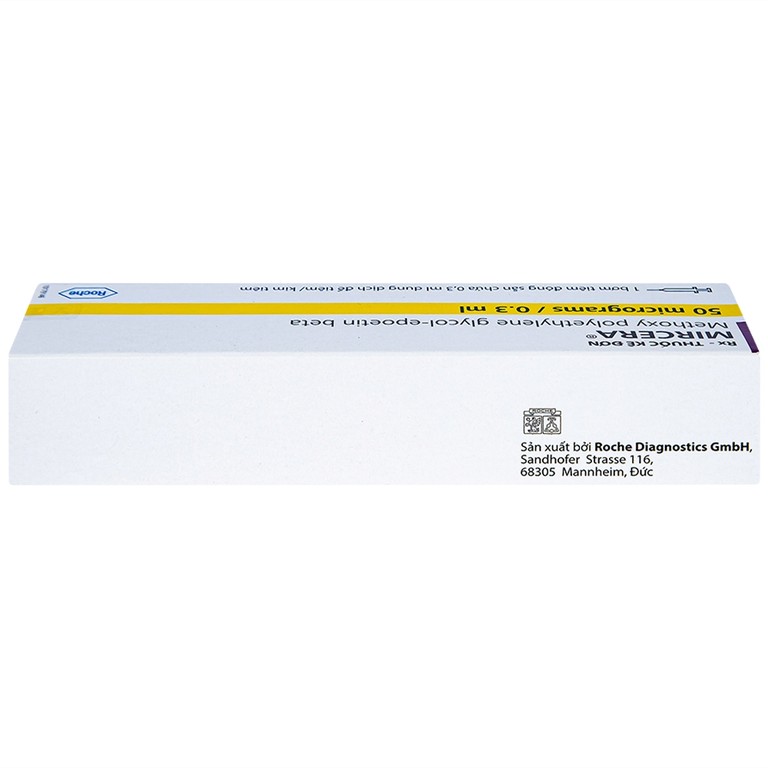 Dung dịch tiêm Mireca 50mcg/0.3ml Roche điều trị bệnh thiếu máu (1 cây)