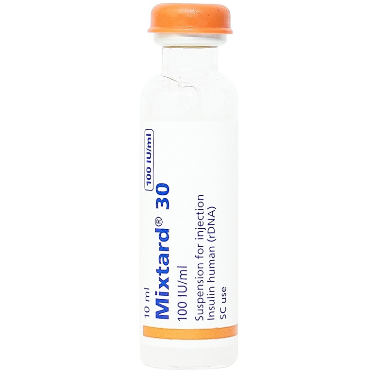 Hỗn dịch tiêm Mixtard 30 Novo Nordisk điều trị bệnh đái tháo đường (10ml)