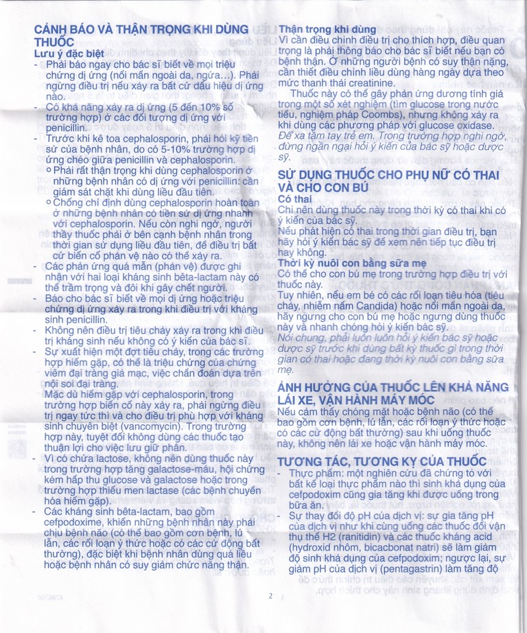 Thuốc Orelox 100mg Sanofi điều trị các chứng nhiễm khuẩn, viêm họng, viêm xoang cấp (1 vỉ x 10 viên)