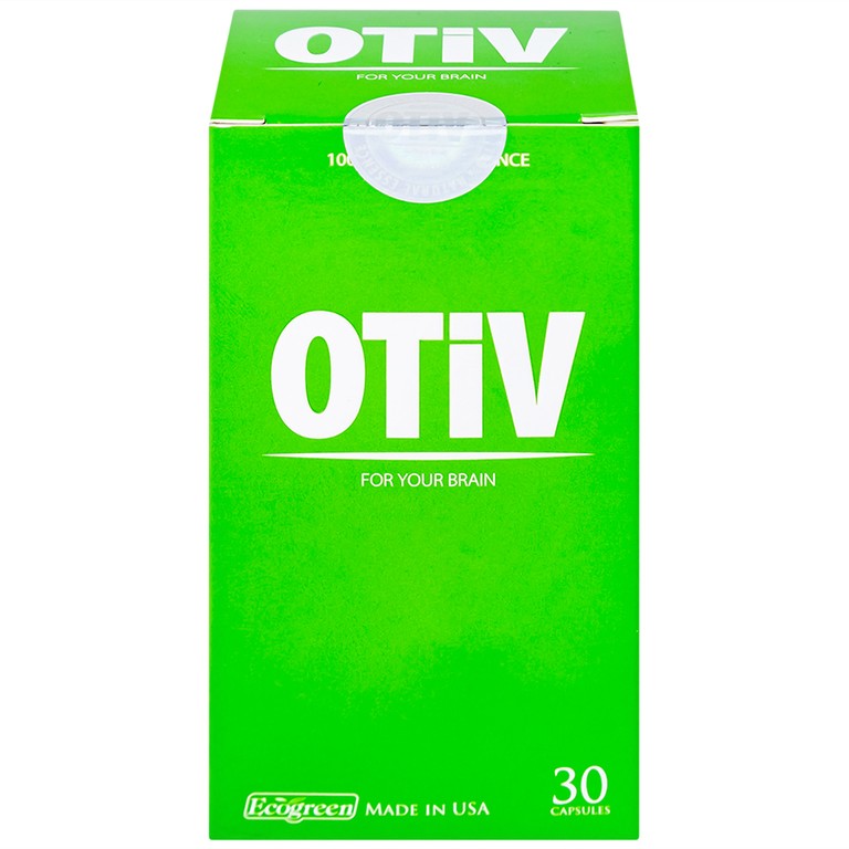 Viên uống OTiV Ecogreen giúp tăng cường dưỡng chất cho não (30 viên)