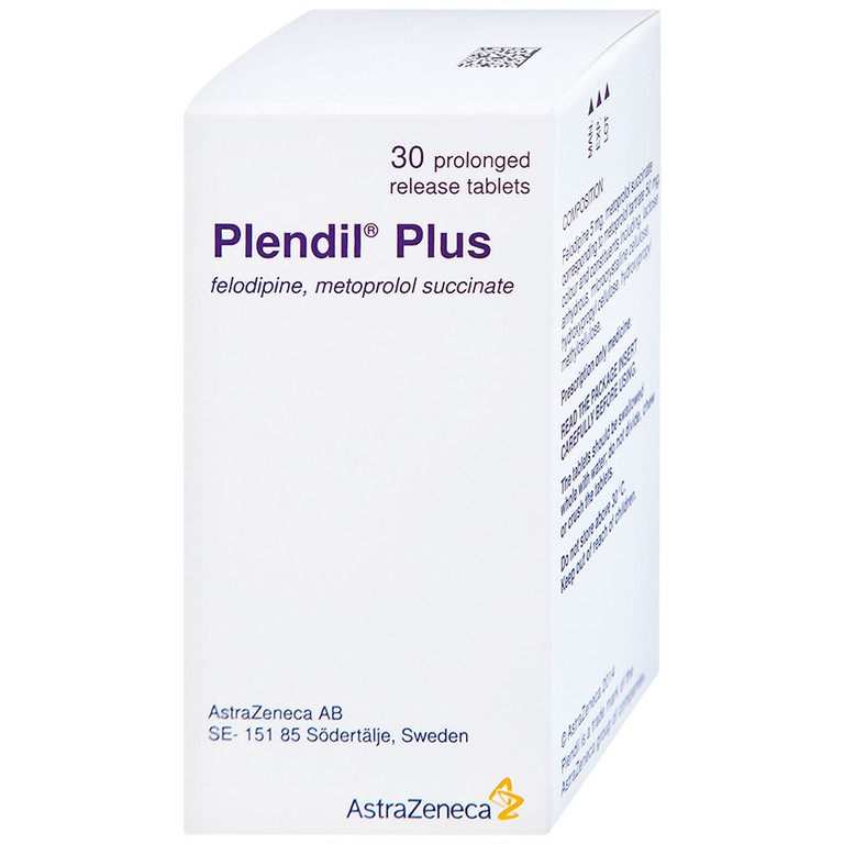 Viên nén Plendil Plus AstraZeneca điều trị tăng huyết áp (30 viên)