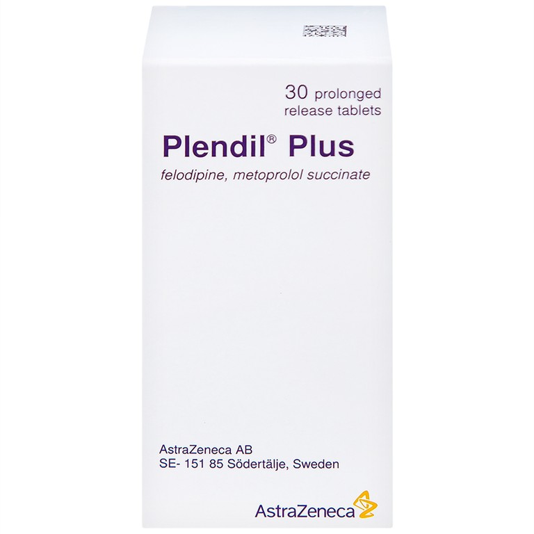 Viên nén Plendil Plus AstraZeneca điều trị tăng huyết áp (30 viên)