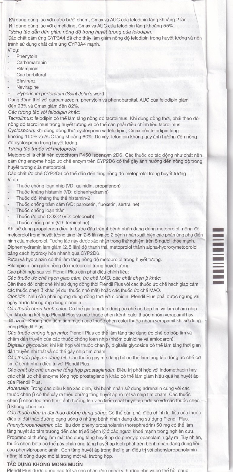 Viên nén Plendil Plus AstraZeneca điều trị tăng huyết áp (30 viên)