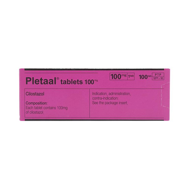 Viên nén Pletaal tablets 100mg Otsuka điều trị các chứng thiếu máu cục bộ (10 vỉ x 10 viên)