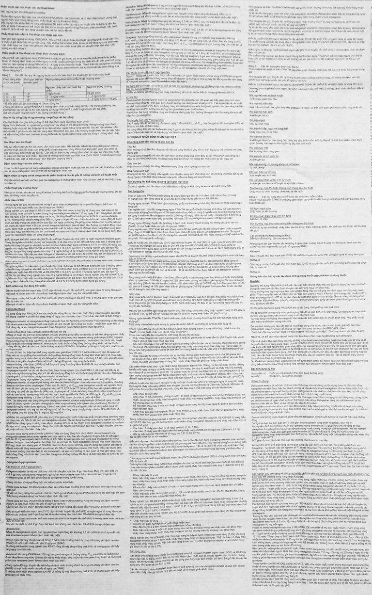 Viên nang cứng Pradaxa 150mg Boehringer phòng ngừa tai biến, đột quỵ (3 vỉ x 10 viên)