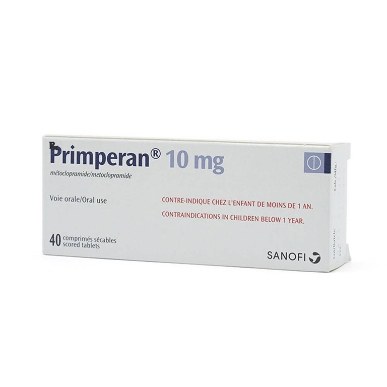 Thuốc Primperan 10mg Sanofi điều trị triệu chứng nôn và buồn nôn (2 vỉ x 20 viên) 