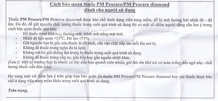 Viên uống Procare Diamond bổ sung khoáng chất cho phụ nữ có thai và cho con bú (30 viên)