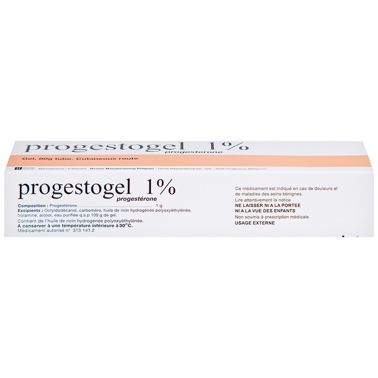 Gel Progestogel 1% Kolmar điều trị các bệnh vú lành tính (80g)