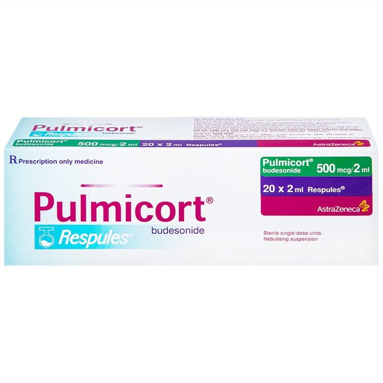 Khí dung Pulmicort Respules Astra điều trị hen phế quản (20 ống x 2ml) 