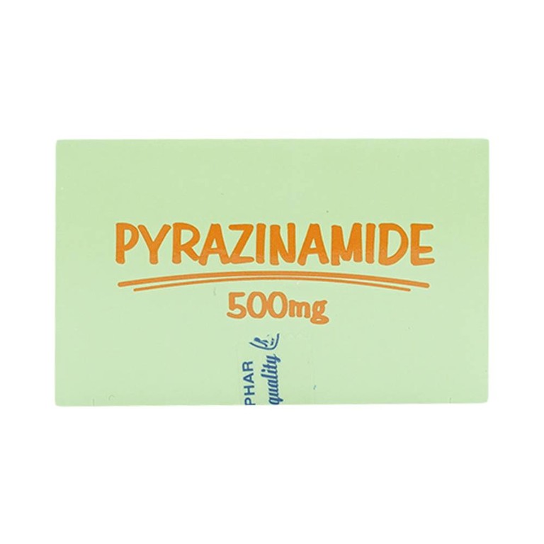 Thuốc Pyrazinamide 500mg Mekophar điều trị bệnh lao phổi (10 vỉ x 10 viên)
