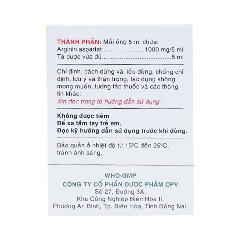 Siro Quazimin OPV điều trị triệu chứng suy nhược chức năng (4 vỉ x 5 ống x 5ml)