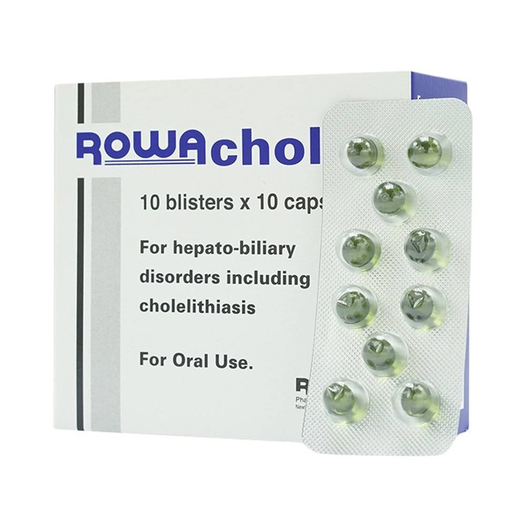 Thuốc Rowachol Rowa điều trị làm tan sỏi đường mật (10 vỉ x 10 viên)