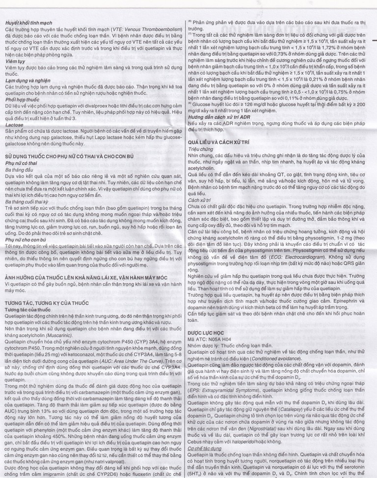 Thuốc Savi Quetiapine 100 điều trị tâm thần phân liệt (3 vỉ x 10 viên)