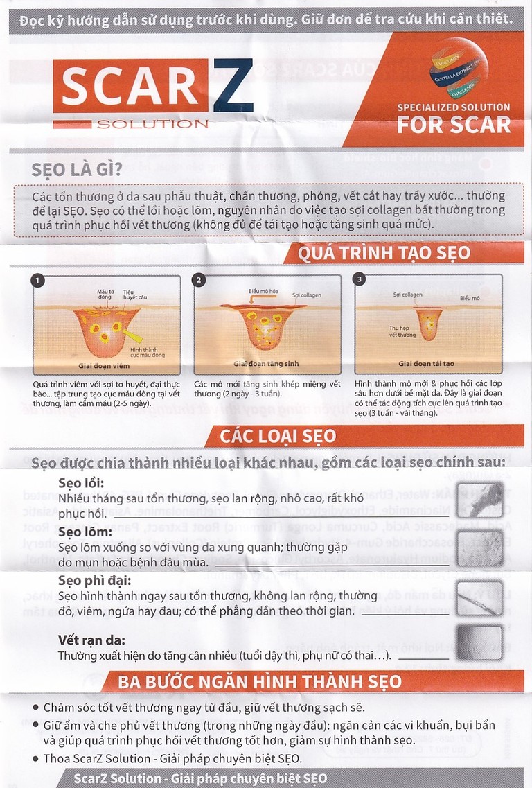 Gel Scarz Solution Rohto giúp làm phẳng, mờ sẹo và đều màu da (12g)