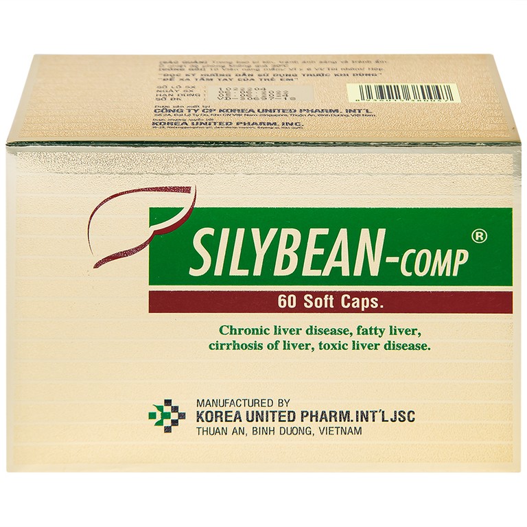 Thuốc Silybean-Comp United hỗ trợ điều trị bệnh gan mãn tính, gan nhiễm mỡ (6 vỉ x 10 viên)