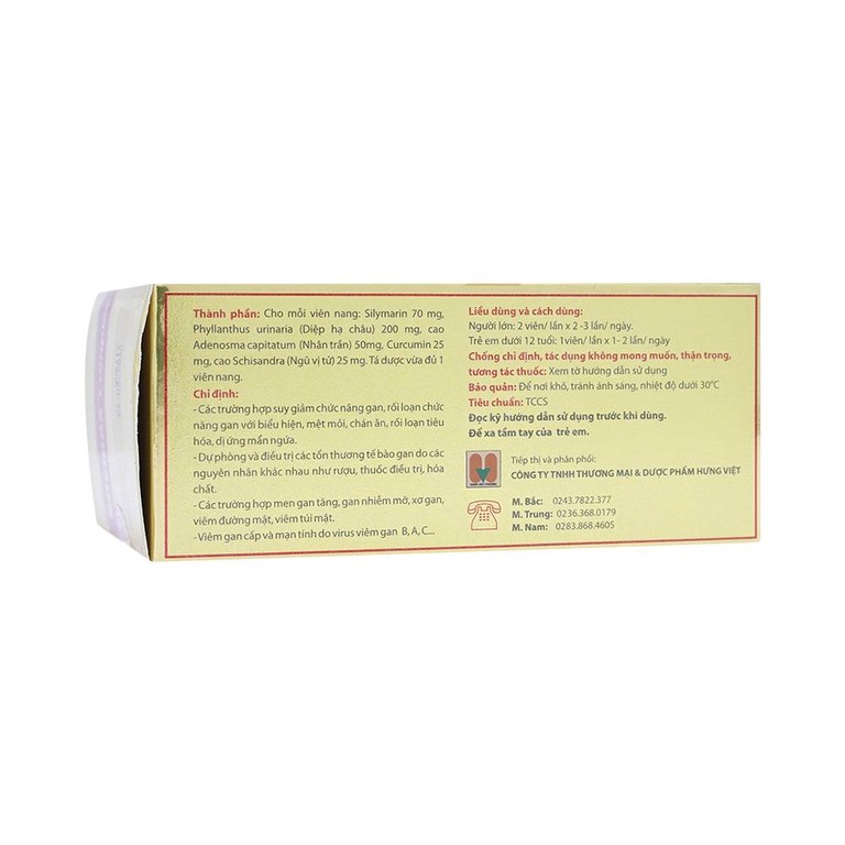 Thuốc Silymax Complex Mediplantex điều trị viêm gan do virus, xơ gan (6 vỉ x 10 viên) 