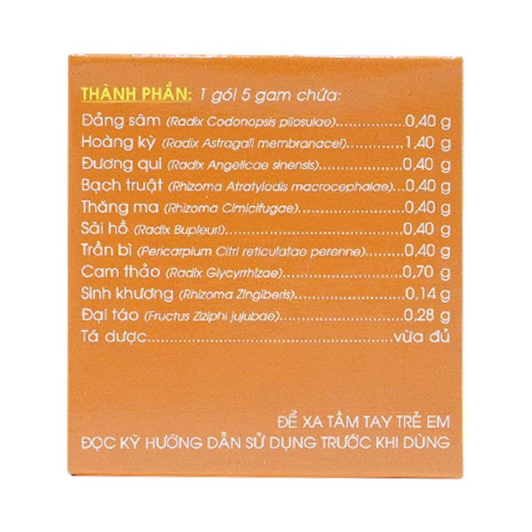 Thuốc Hoàn Cứng Sitar Traphaco điều trị trĩ nội, trĩ ngoại (10 gói)