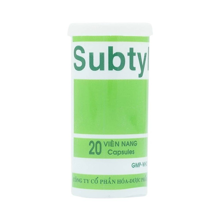 Thuốc Subtyl Mekophar điều trị tiêu chảy, viêm ruột (20 viên)