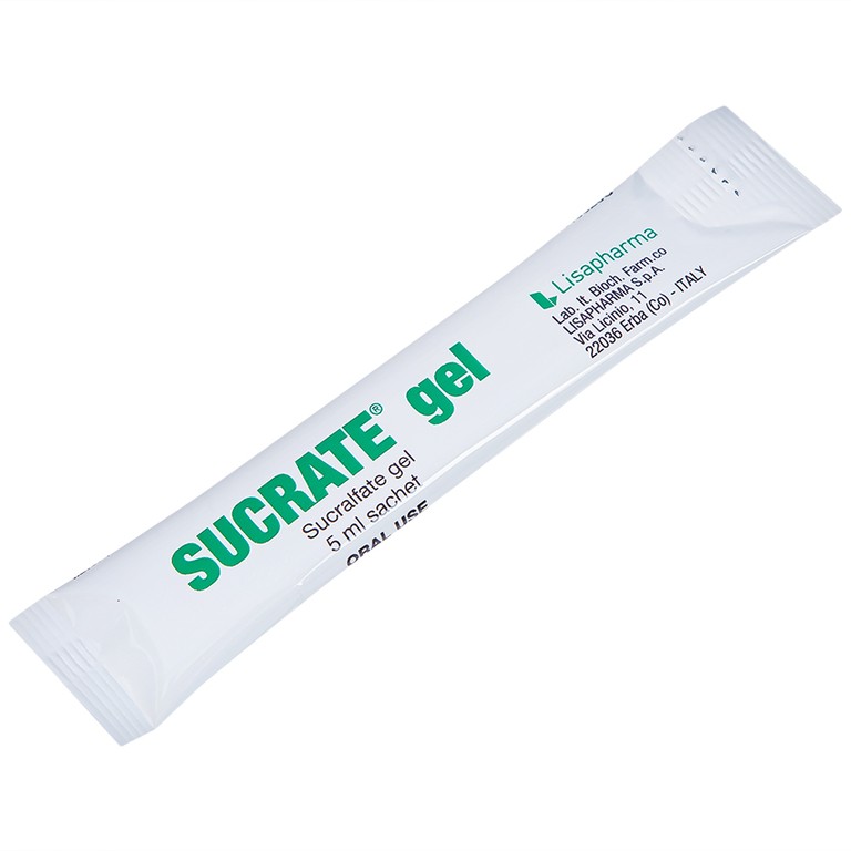 Hỗn dịch Sucrate Gel Istituto Biochimico Italiano điều trị loét dạ dày - tá tràng (30 gói x 5ml)