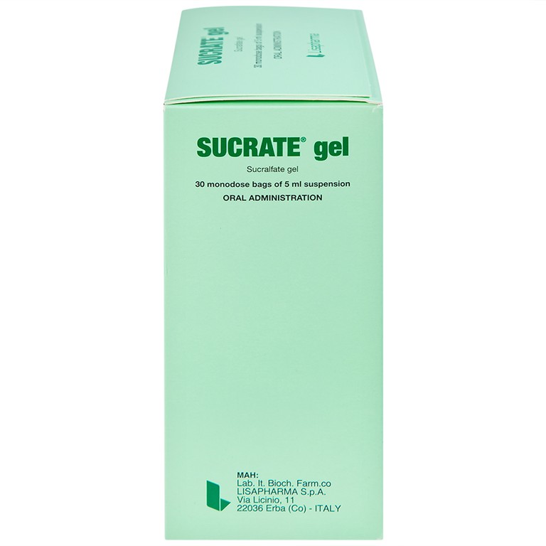 Hỗn dịch Sucrate Gel Istituto Biochimico Italiano điều trị loét dạ dày - tá tràng (30 gói x 5ml)
