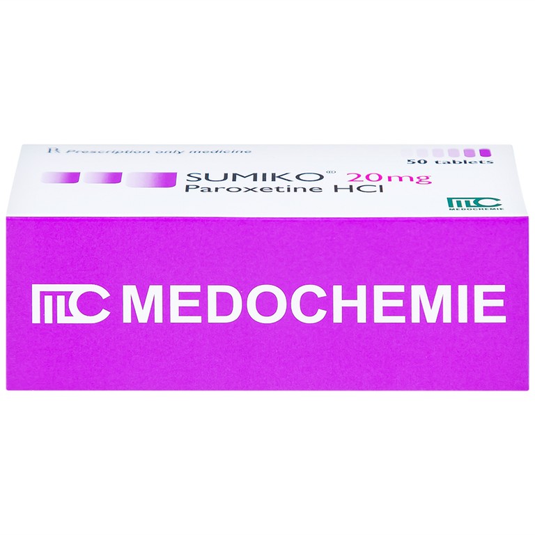 Thuốc Sumiko 20mg Medochemie điều trị bệnh trầm cảm (5 vỉ x 10 viên)