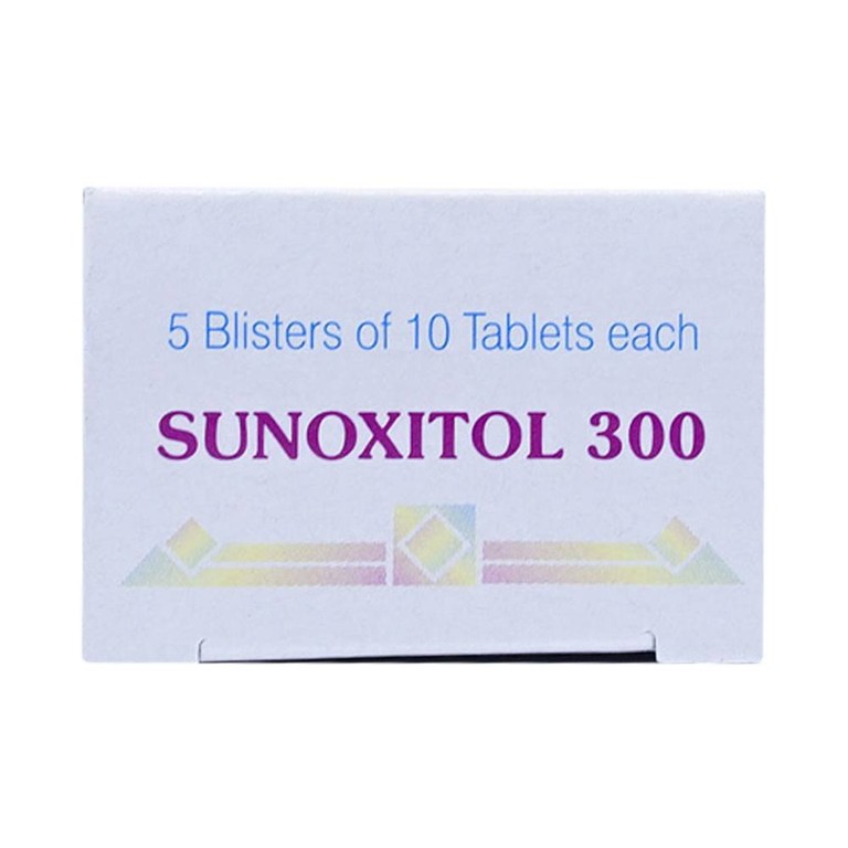 Thuốc Sunoxitol 300 Sun Pharma điều trị động kinh cục bộ (5 vỉ x 10 viên)