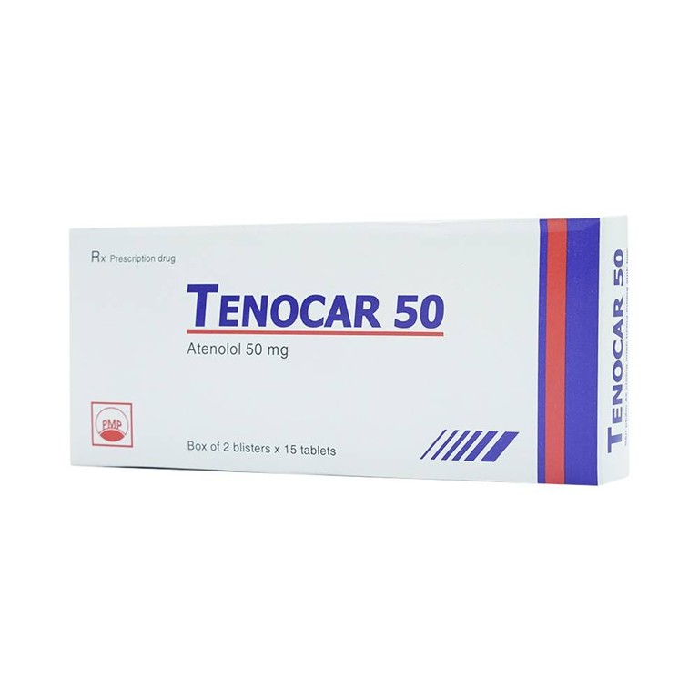 Thuốc Tenocar 50 Pymepharco điều trị tăng huyết áp, đau thắt ngực (2 vỉ x 15 viên)