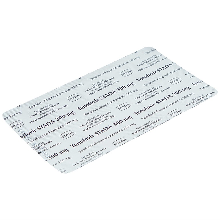 Thuốc Tenofovir STADA 300mg điều trị nhiễm HIV-1, viêm gan B (3 vỉ x 10 viên) 