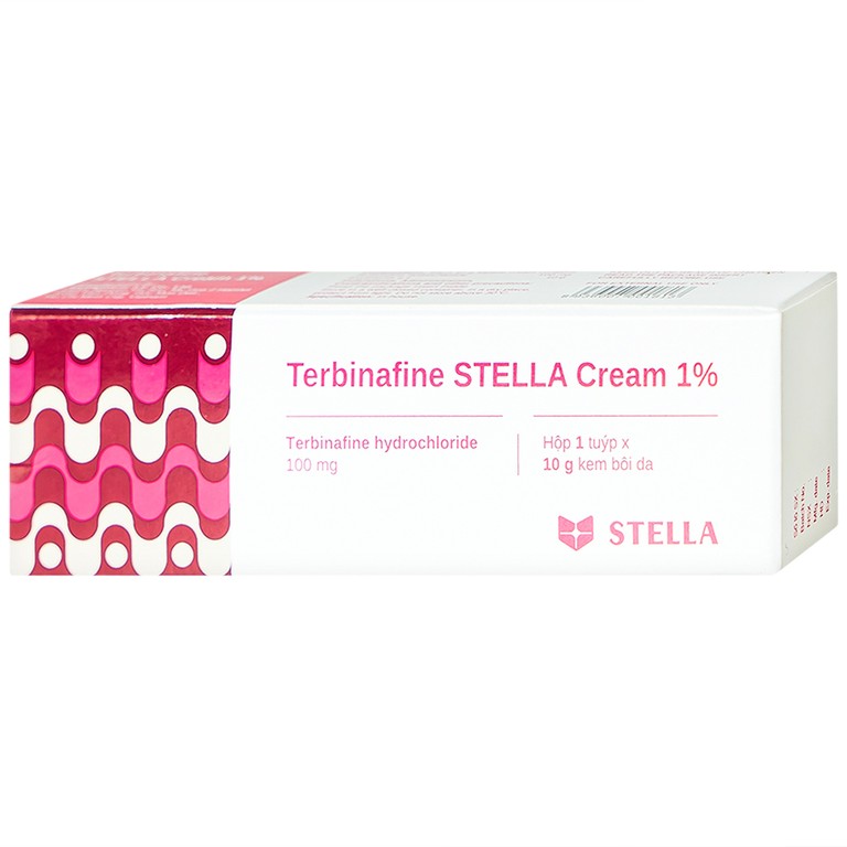 Kem bôi da Terbinafine Stella Cream 1% (10g) điều trị nhiễm nấm ở da, lang ben
