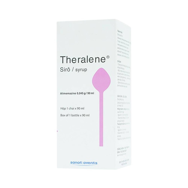 Siro Theralene Sanofi điều trị mất ngủ, viêm mũi (90ml)